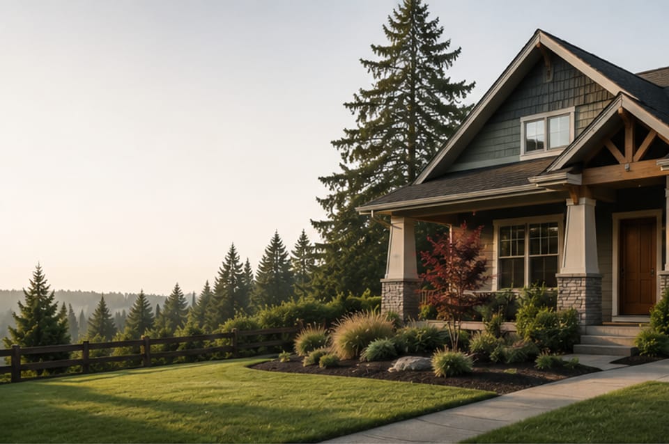 A well-kept Pacific Northwest craftsman home in a Portland neighborhood, the kind of homeowner crawl space work this partner program routes to local contractors